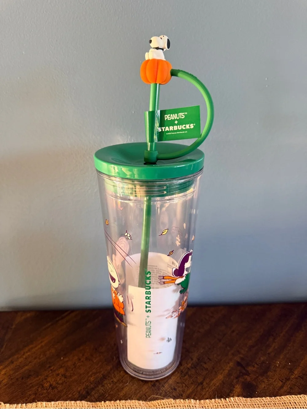 Starbucks x Peanuts Snoopy Great Pumpkin 24oz Cold Cup Tumbler 2026 NEW